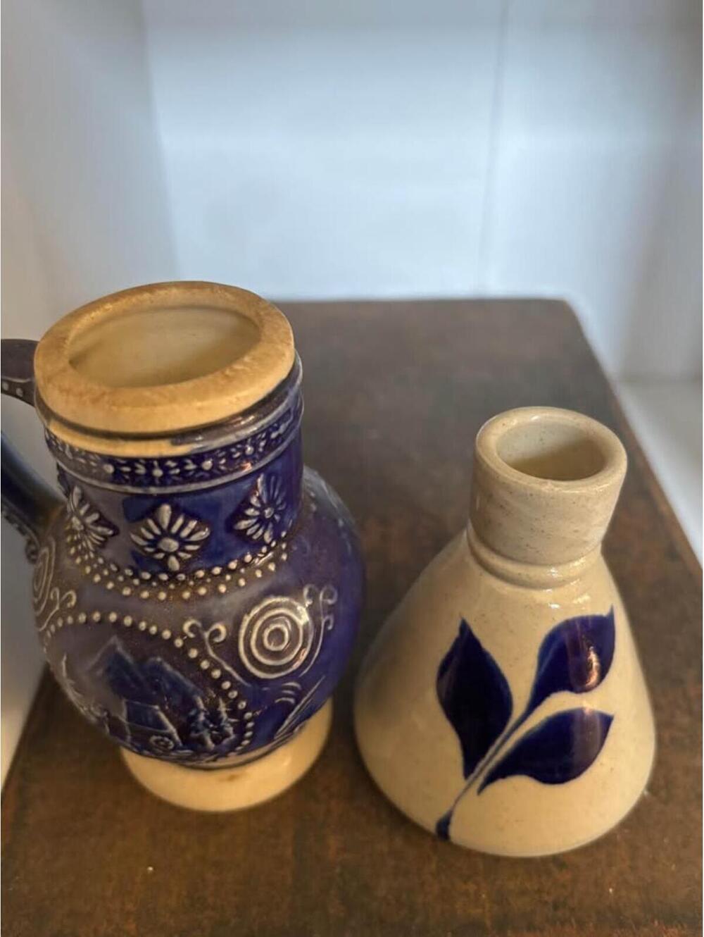 Stoneware Pitcher Vase Set